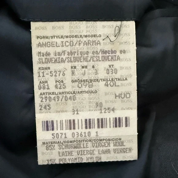 Hugo Boss Dark Gray Suit Jacket & Trousers Set
